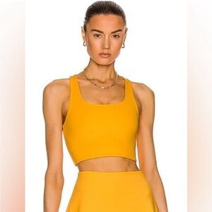 Girlfriend Collective Yellow Sports Bra